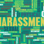 Image that reads harassment