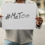 African American Woman Holding a #MeToo Sign