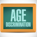 age discrimination board sign illustration